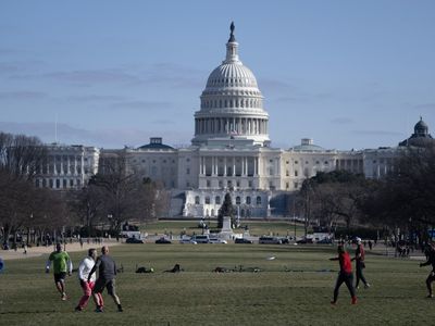 2024年1月2日 华府附近的NationalMall玩极值飞盘